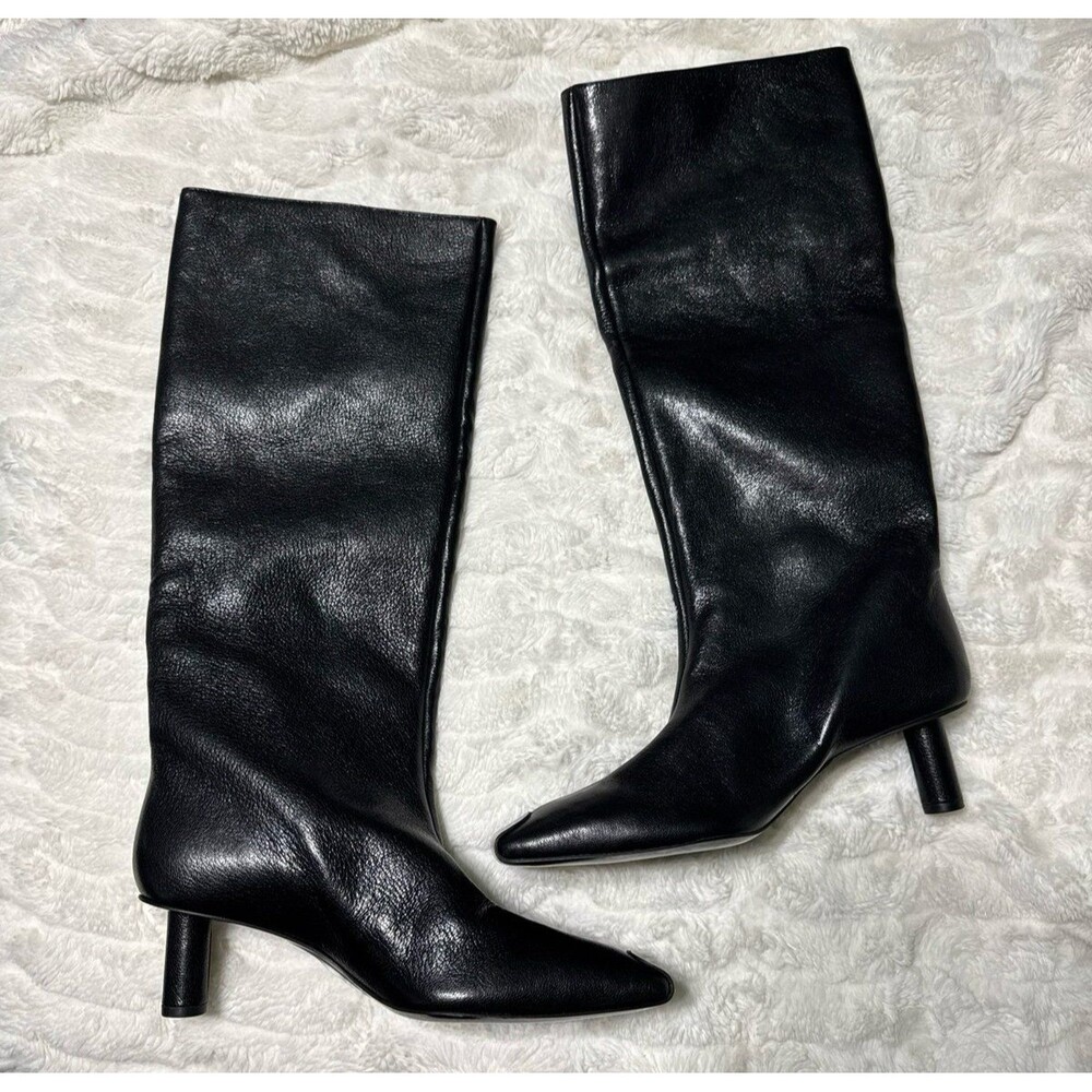 Tory Burch Knee-High Leather Boot - Picture 3 of 10